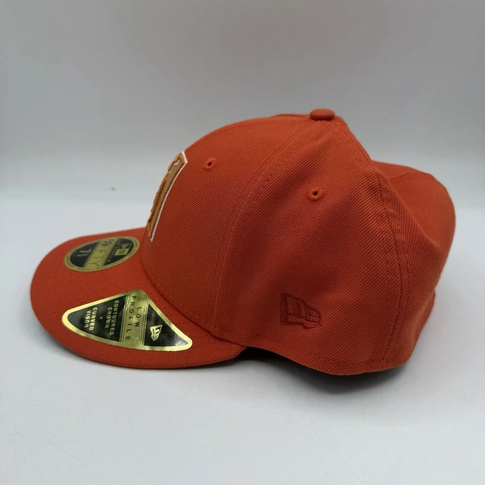 New Era 59Fifty Arizona Diamondbacks Hat Cap 7 3/4 Orange Low Profile Fitted MLB